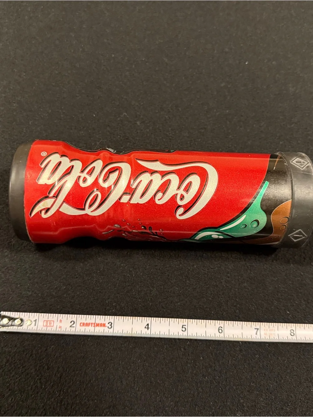 Vintage Coca-Cola Aluminum Can Tumbler not top